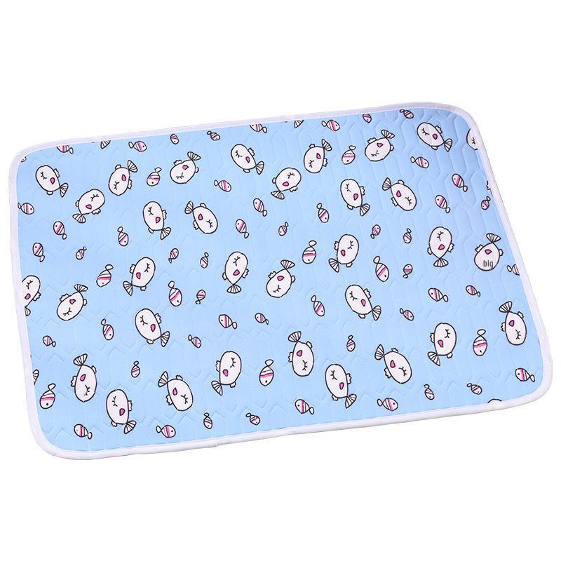 Summer Ice Silk Latex Pet Sleeping Mat for Cats and Dogs