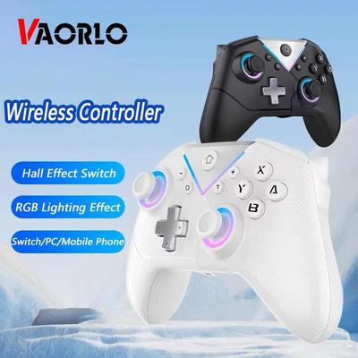 Bluetooth Wireless Controller für Switch Pro Gamepad für Switch OLED/Ps3/Android mit 6-Achsen-Griff PC/Telefon Joystick mit RGB