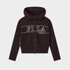 Women's Knitted Hooded Short Jacket