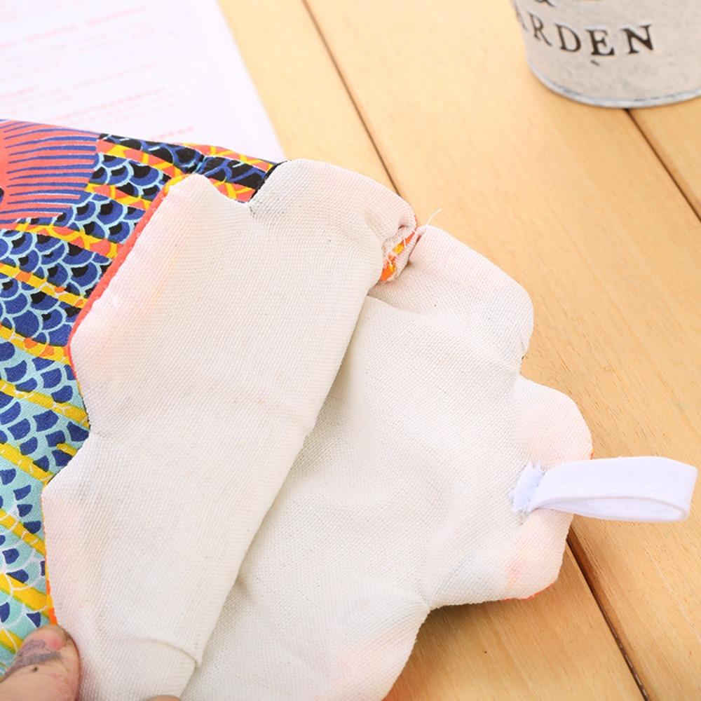 Colorful Fish Shape Oven Mitts Anti-scalding Microwave Glove Creative Baking Insulation Glove Home