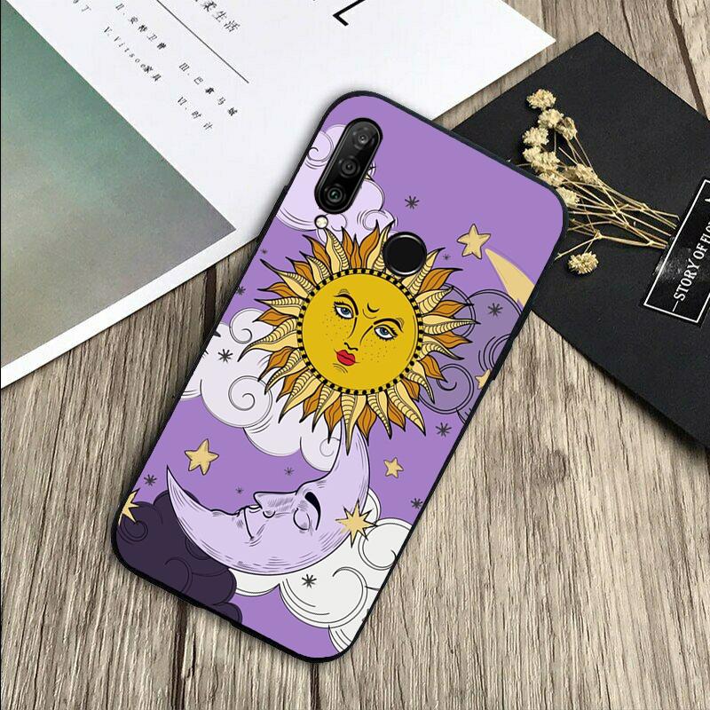 SUN AND MOON Mystic Zodiac For Huawei Nova 12s 12i 11i 7i 8i Y73 Y70 Y90 Y60 Y72 Y61 Y91 9 10 SE P30 Pro P40 Lite Case