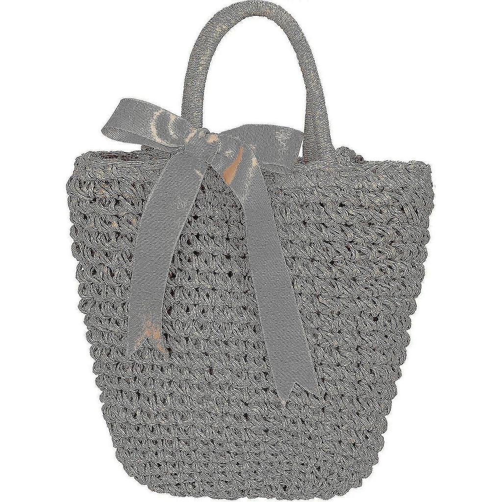 Straw Shoulder Bag Women's Summer Beach Bag Raffia Bag Lightweight Crossbody Bag