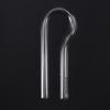 R Shaped Glass Water Inlet Outlet Tube for Aquarium Fish Tank 13Cm Hydrodynamic Design Stable Flow Oxygenation Corrosion