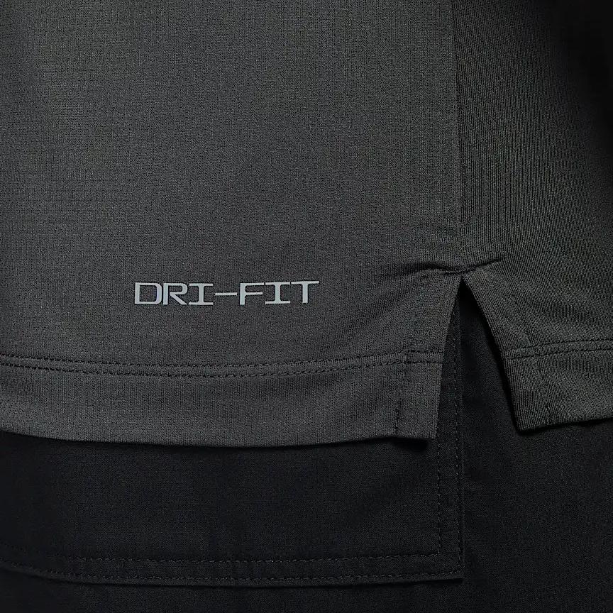 Nike Dri-Fit Quick-Drying Soft Fashion Short Sleeve Polo Shirt Men tops Medium-Black IB8831-060