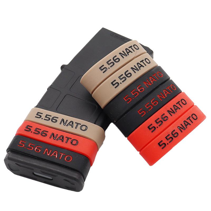 

Тактические маркировочные резинки для магазинов, набор эластичных резинок калибра 7,62 и 5,56 7.62 Magazine Mark