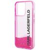 Etui do iPhone 14 Pro Max Karl Lagerfeld Liquid Glitter Różowe