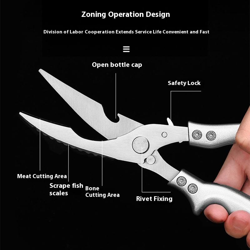 Multifunctionele Keukenschaar Voedselschaar Roestvrij Staal Keuken Kippenbot Schaar