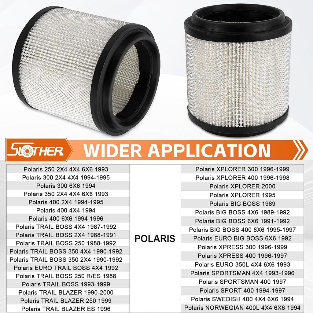 7080369 Air Filter Replacement For Polaris Trail Boss 250 350 Trail Blazer 250 Sportsman 400 Xplorer 400L Big Boss 4X6 6X6 Xpress 300 Sport Swedish
