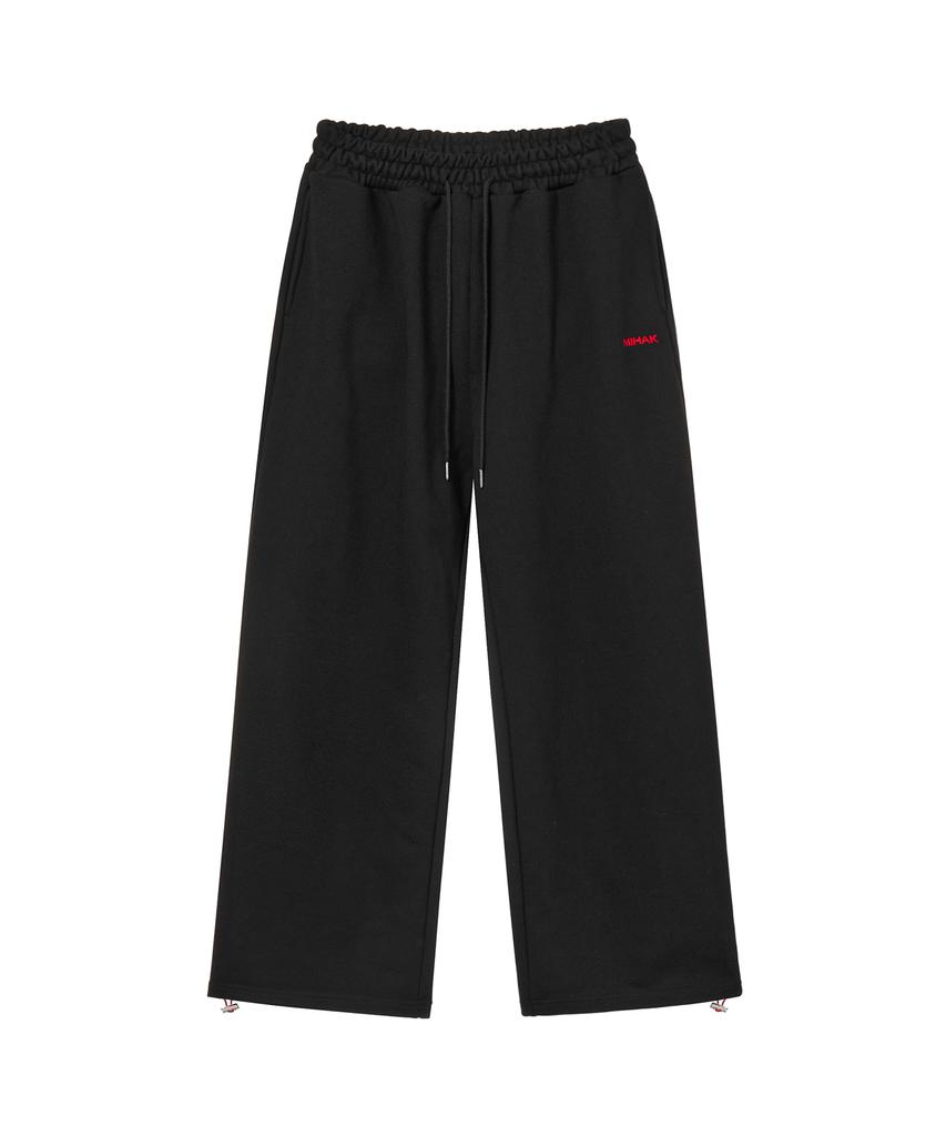 Mihag Pocket Logo Wide Pants (Black)