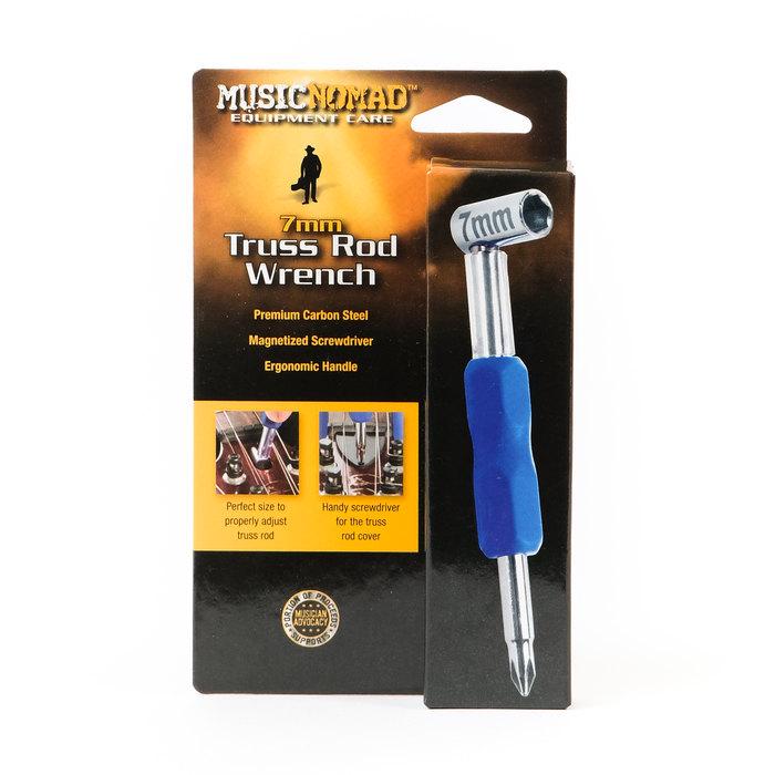 MusicNomad Guitar Care Kit: Headstock Rest, Fret Wrench, String Cutter.