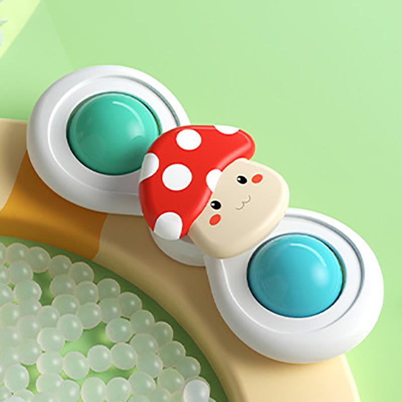 Baby High Chair Educational Spinner Toy, 0-1 Year, Suction Cup Attachment, Ages 6-12 Months