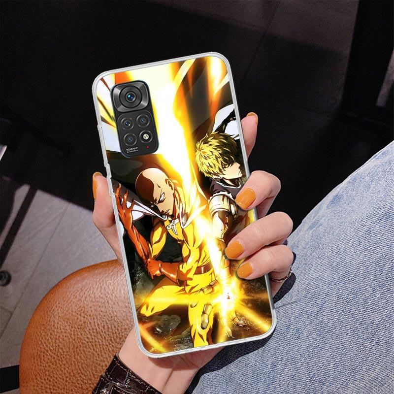 One-Punch Man Anime Phone Case For Xiaomi Redmi Note 15 14 13 12S 12 11 Pro Plus 14S 11S 11E 10 10S 11T 5G Personalized Cover Re