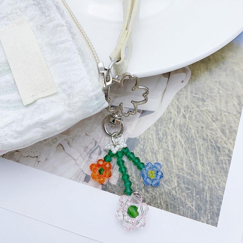 Handmade Beads Keychain Durable Material for Detail Oriented Individuals