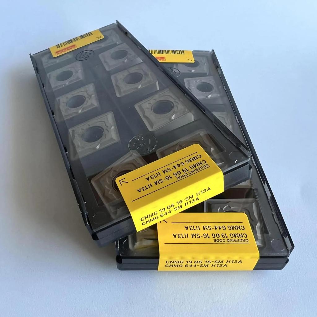 Original Sandvik / CNMG190616-SM H13A / CNC Lathe Carbide Blade 10 PCS