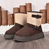 2025 new long boots, piled and thickened high snow boots for women, winter thin warm cotton shoes for women
