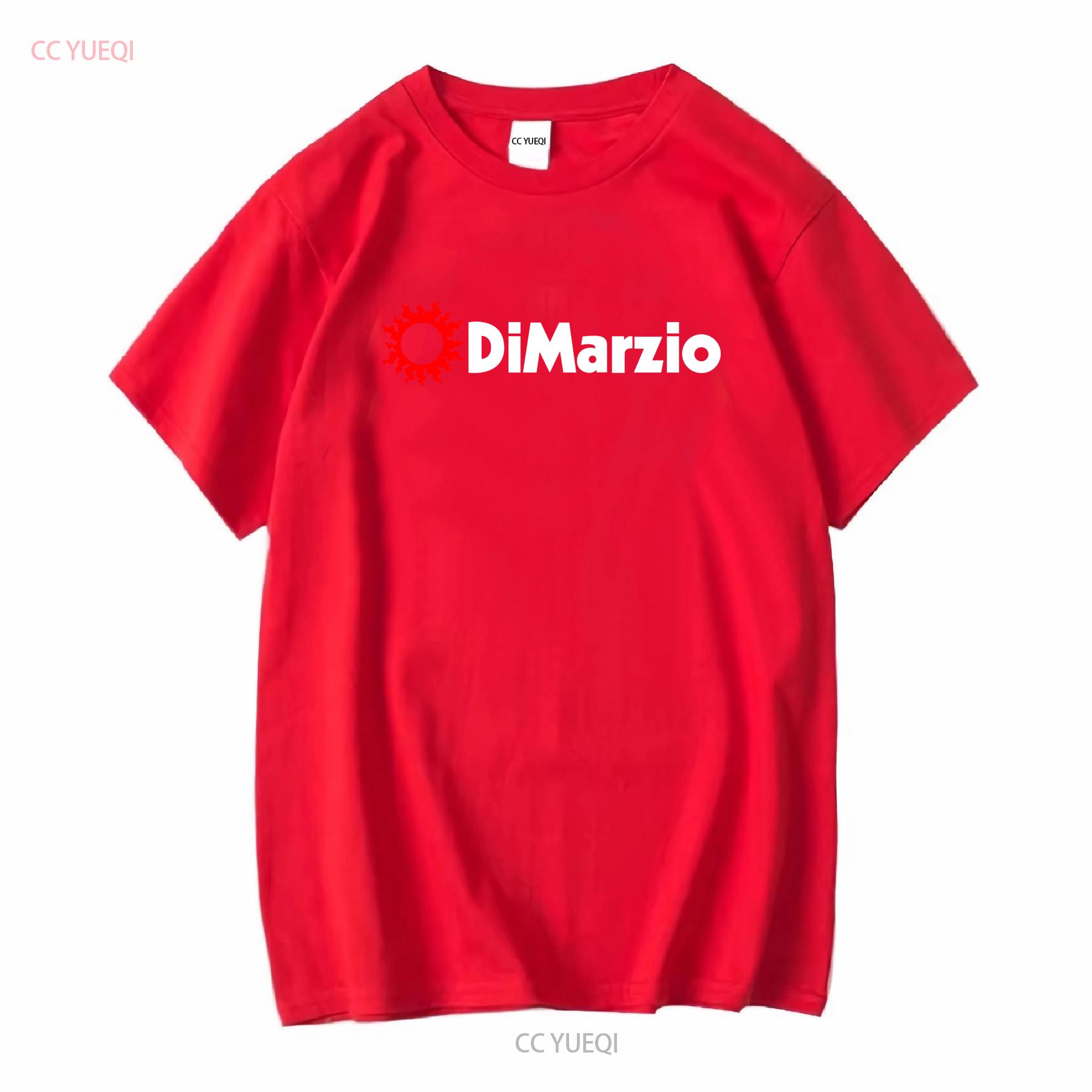 New T Shirt DiMarzio Guitars Company Logo Black Grey White Navy S 3XL vintage Washed homme Versatile Slightly Casual Breathable S