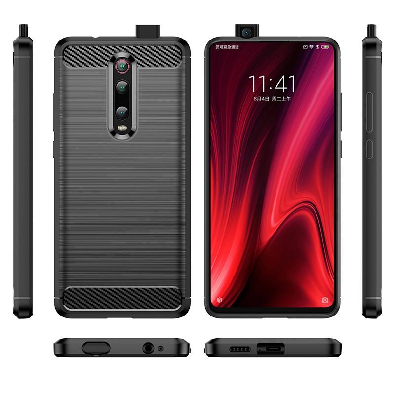 Suitable Red Rice K20Pro Premium Phone Case K20 Carbon Fiber Pattern Drop Resistance TPU