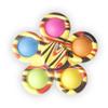 Tie Dye Simples Fidget Spinner Pops Brinquedos de Dedo Push Bubble Hand Spinner Para TDAH Ansiedade Alívio de Estresse Sensorial Presentes Para Crianças