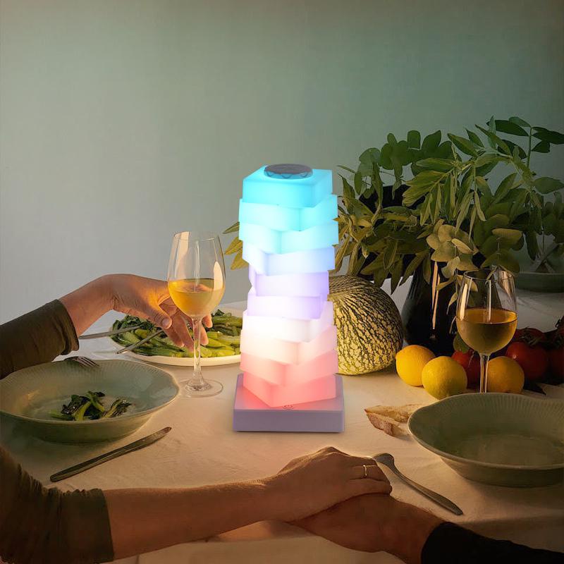 

Macaron Rainbow LED Night Light Cute Candy Lamp for Kids Room Bedroom Girly Candy Style Children s Room Atmosphere Light