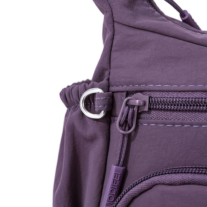 Multi-vakken Nylon Tas Pendelaar Multifunctioneel Schouder Crossbody Draagbaar Kleine Vierkante Tas