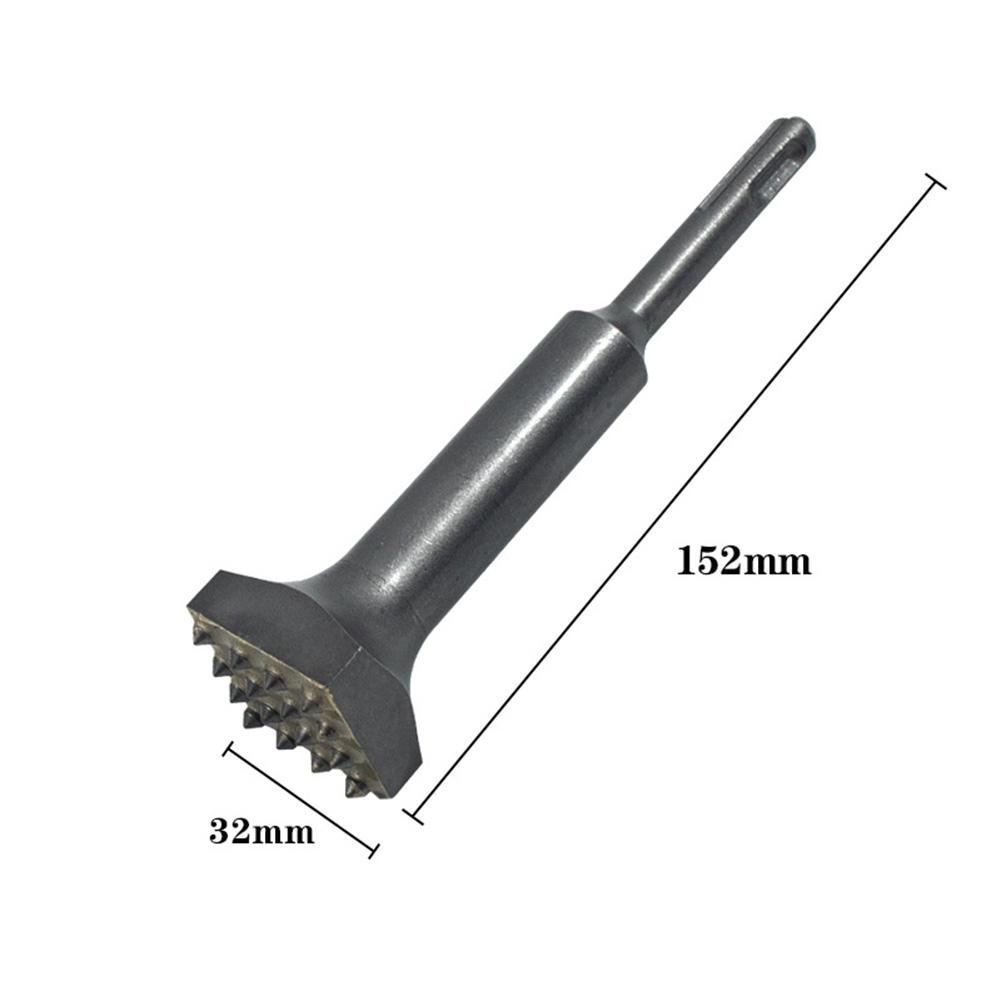 1pc 16-Tooth Rotary Hammer Chisel Bit For Wall Concrete Stone Tile Removal Demolition Dual-purpose Rotary Hammer Accessory