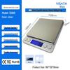 i2000 3kg Kitchen Scale with Double Trays, 0.01g Precision for Baking & Jewelry