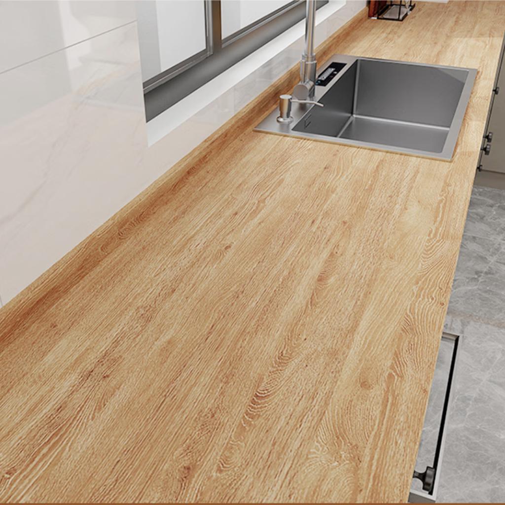 55cm Breite Holzmaserung PVC Tapete für Tür Kleiderschrank Schrank Tisch Möbel Wasserdichte Selbstklebende Aufkleber Heimdekorfolie