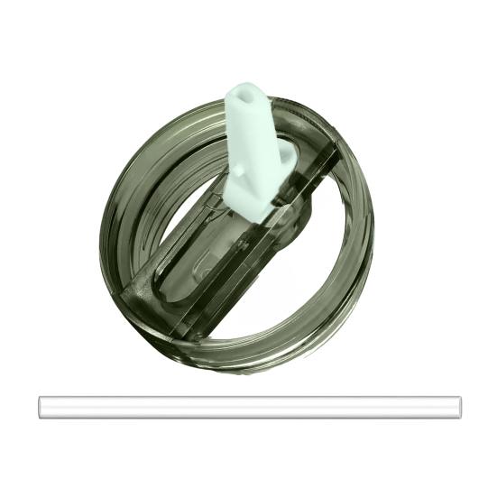 Flip Straw Lid for 40 Oz Tumbler Leak Proof Replacement BPA-Free Reusable Cup Lid for Water Juice Milk Tea