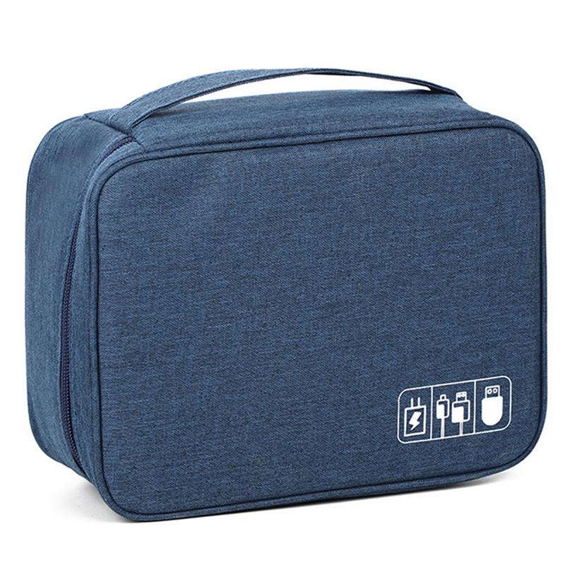 AEE4-Digital Data Cable Storage Bag Portable Multi-Functional Electronic Accessories Storage Bag