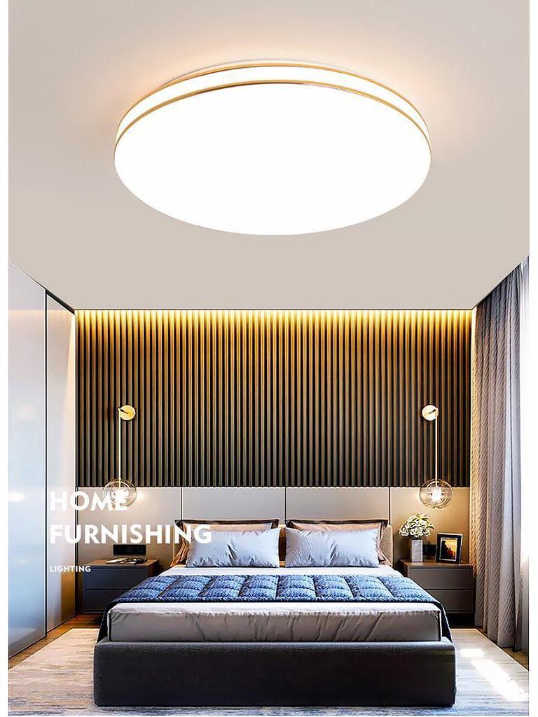 Ultra-Thin LED Ceiling Light: Modern Minimalist for Bedroom, Living Room, Kitchen, Balcony, and Corridor