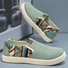 Summer Cloth Shoes Men's Breathable Canvas Shoes Casual Men's Single Shoes One Pedal Trendy Men's Cloth Shoes