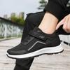 Men Elderly Walking Shoes Hook And Loop Casual Athletic Sneakers