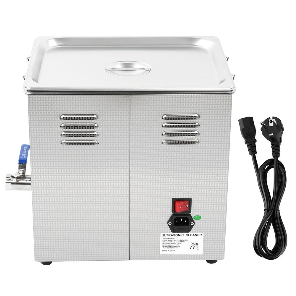 15L Stainless Steel Ultrasonic Cleaner with Digital LED Timer Heater for Jewelry Glasses Metal PartsEU 200 240V