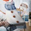 Christmas Snowflake Snowman Holly Fir Tree Sheer Curtains Living Room Decoration Window Curtains Kitchen Tulle Voile Curtains