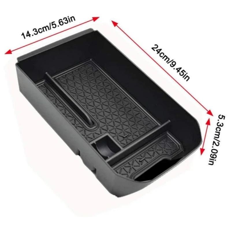 For Toyota RAV4      2024 Center Console Organizer Armrest Secondary Storage Tray Organizer Accessories