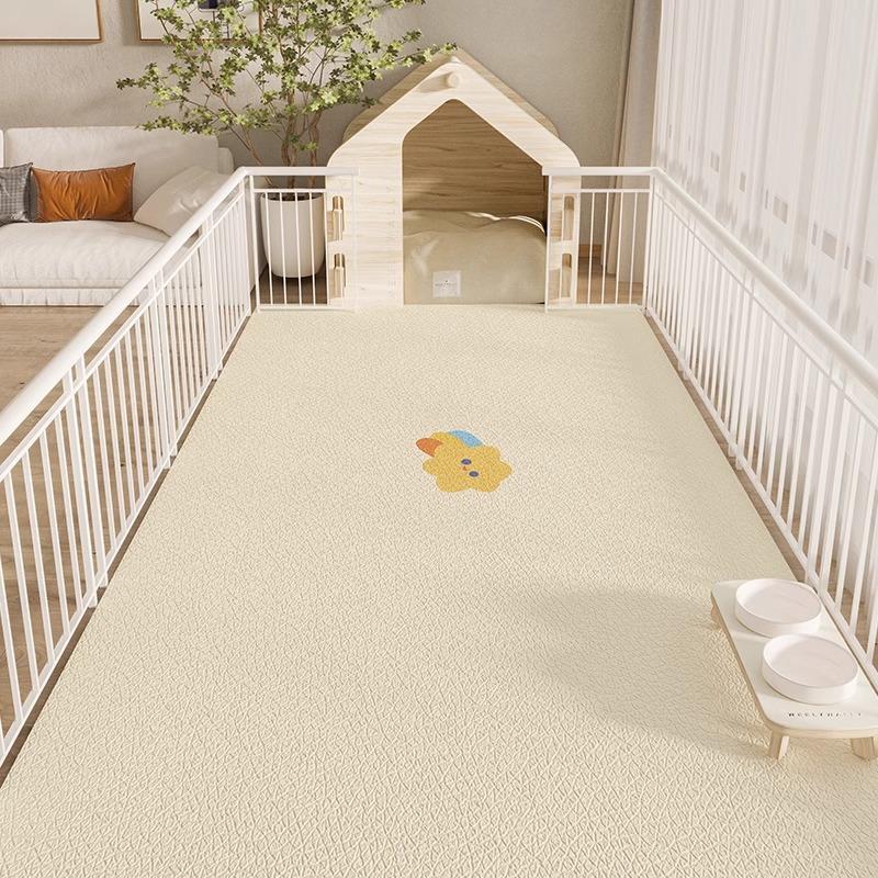 Cute Cartoon Waterproof Non-Slip Floor Mat Easy To Clean Durable Stain Resistant Pet Mat For Home And Office Use