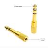 6.5mm To 3.5mm Headphone/Mic Audio Adapter (Male To Female Plug)