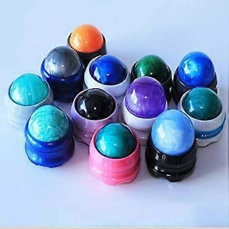 Massage Ball Manual Roller Massager Relax Ball Self Massage Therapy Tool for Sore Muscles, Shoulders, Neck, Back, Foot, Body, Deep Tissue, Stiffness, 