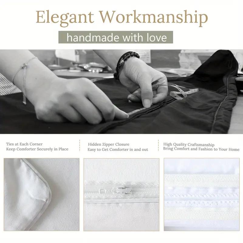 Anker Muster Bettbezug Kissenbezug 3tlg Digitaldruck Bettdecke Set Weich Bequem Atmungsaktiv Bettwäsche Set