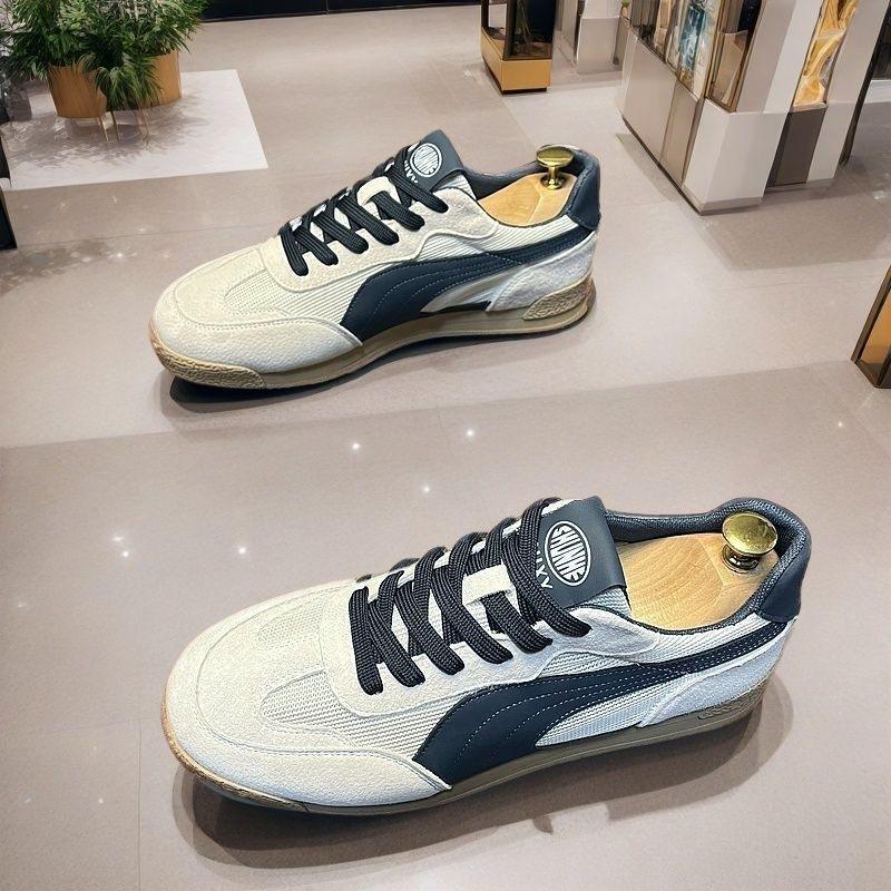 

Мужские ретро повседневные кроссовки 2025 плоские дышащие мужские кроссовки для бега удобные низкие спортивные туфли мужские Zapatillas Informales 39 синий