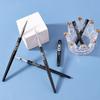 Black Color Nail Art Liner Brush Metal Handle Nail Drawing Pens  UV Gel Application