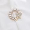 Ladies Butterfly Brooch Pin Rhinestone Faux Pearl Butterfly Brooch Lapel Brooch Pin