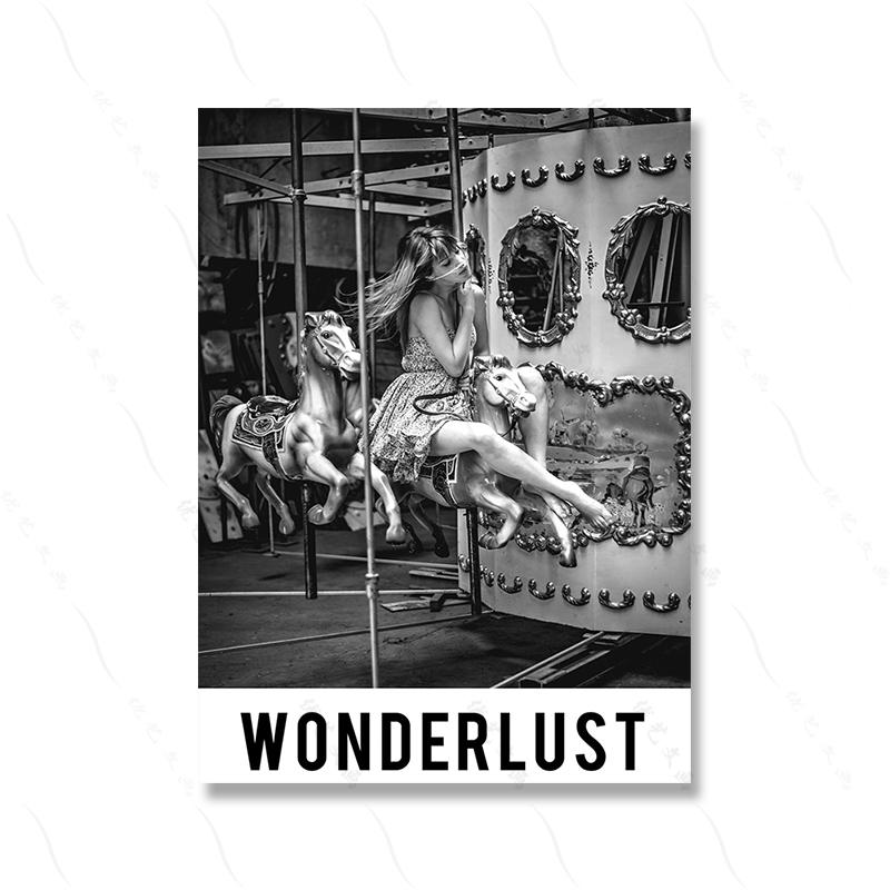 Eiffel Tower Retro Nordic Garden Wall Poster Print Black And White Fashion Canvas Paitning Room Home Decor Landscape Art Picture