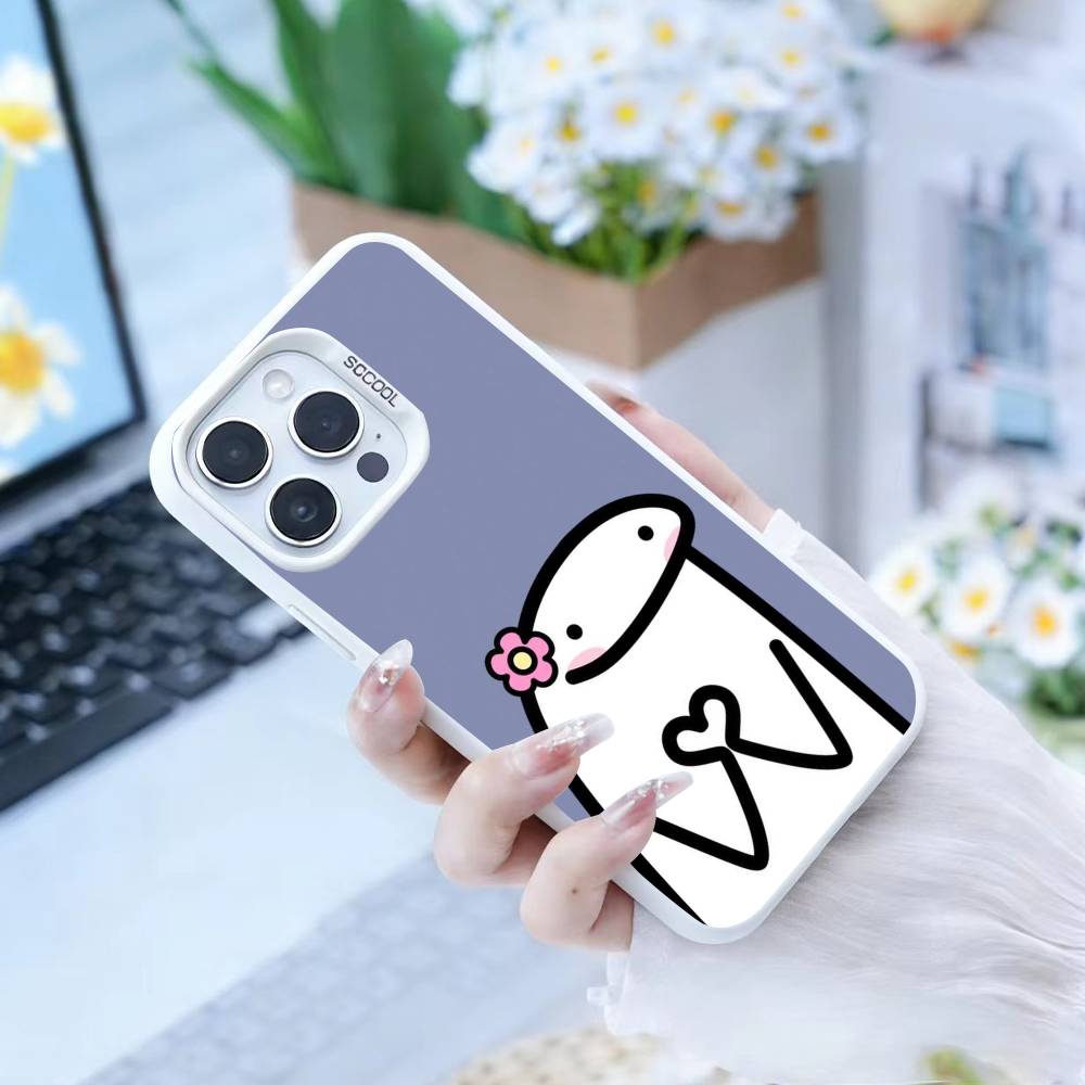 Funny Middle Finger Cute Phone Case For IPhone 16 17 15 14 12 13 Pro Max white Color Shockproof Cover
