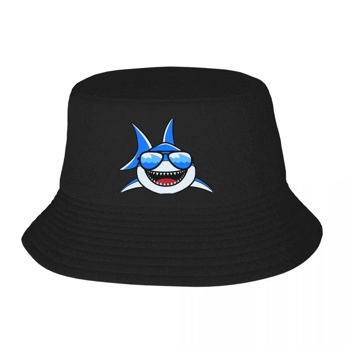 

Sun Glasses Shark Bucket Hats Panama For Unisex Women Bob Cool FisherUnisex Summer Beach Fishing Unisex Caps One Size