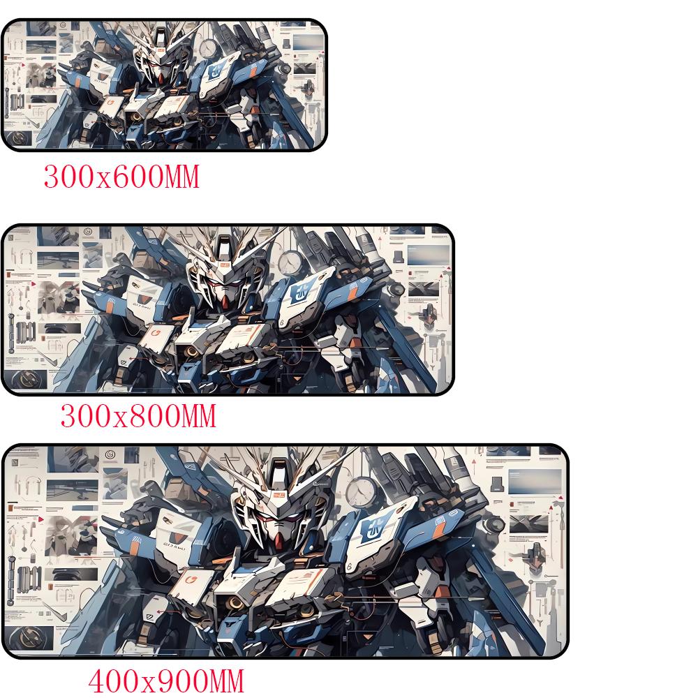 Anime mecha Mouse Pad Large Computer Office Game Table Mats XXL Rubber Antislip Gaming Keyboard Mousepads Long Desk Pads