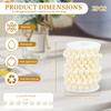 2 Pcs Pearl Bead Garland Decorative Pearl Garland Waterproof Pearl String DIY Handmade Pearl Necklace for Wedding Party Decor