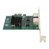 PCIE X1 Ethernet Card BCM5720 Gigabit Dual Port Copper Cable RJ45 Media Interface PCIE Network Adapter for WOL PXE VLAN