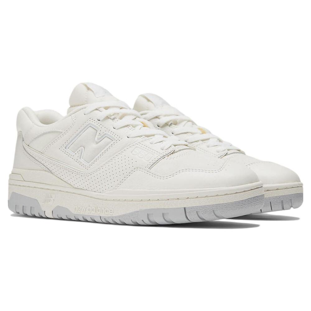 New Balance 550 Turteltaube Regenwolke Unisex Sneaker Weiß BB550PWD