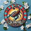 Iron Wall Art Scorpio Zodiac Sign Retro Home Decor Scorpion Constellation Metal Wall Decor